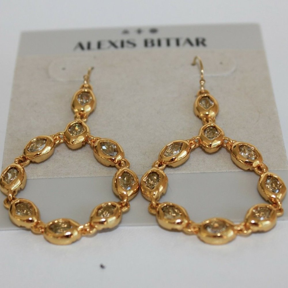 Alexis Bittar Elements Moonlight Circle Earrings - image 4